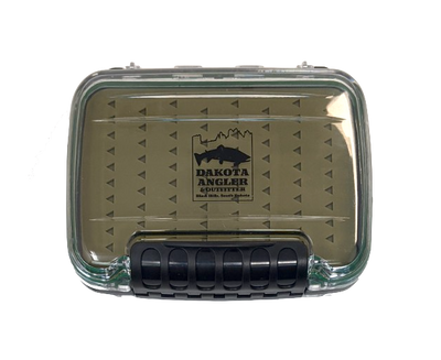 Gonex Fly Boxes for Fly Fishing Jig Boxes Two-Sided Waterproof Lightweight  Fly Fishing Box Easy Grip Transparent Lid Fly Fishing Lures Box Size A