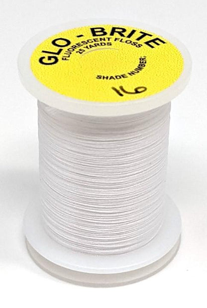 Datum Glo Brite Floss Fl. White (16) Threads