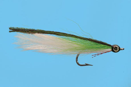 Deceiver Olive/White / 2/0 Flies