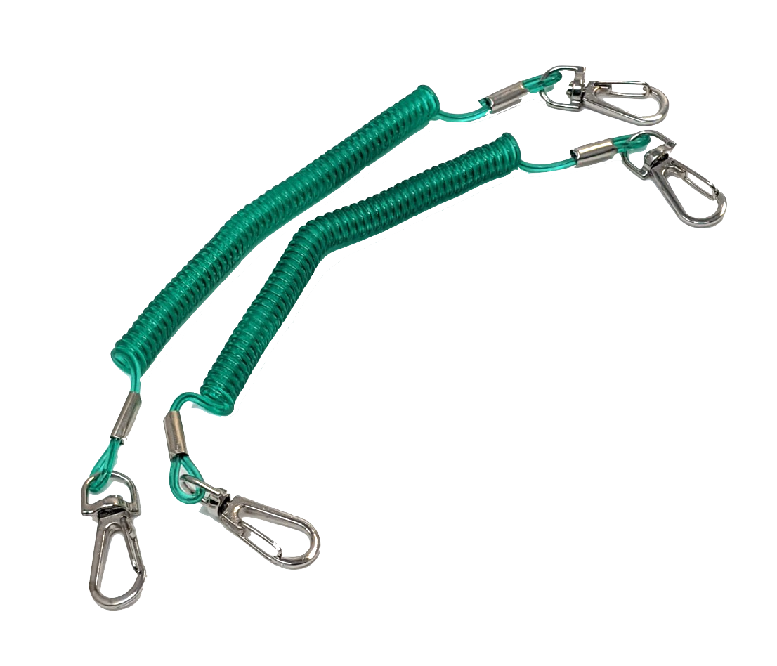 Dr. Slick Clamp Buddy Bungee Lanyard 9" (2 pack) Fly Fishing Accessories