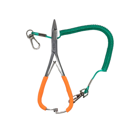 Dr. Slick Crossfire Mitten Scissor Clamp 6" Orange Fly Fishing Accessories