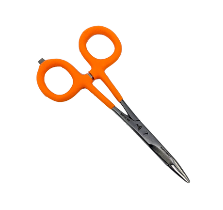 Dr. Slick Crossfire Scissor Clamp 6" Orange Fly Fishing Accessories