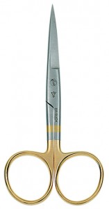 Dr. Slick Hair Scissor 4.5" Straight Fly Tying Tool