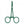 Dr Slick XBC Clamp Straight 5" Green