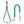 Dr Slick XBC Mitten Scissor Clamp 5" Straight Green