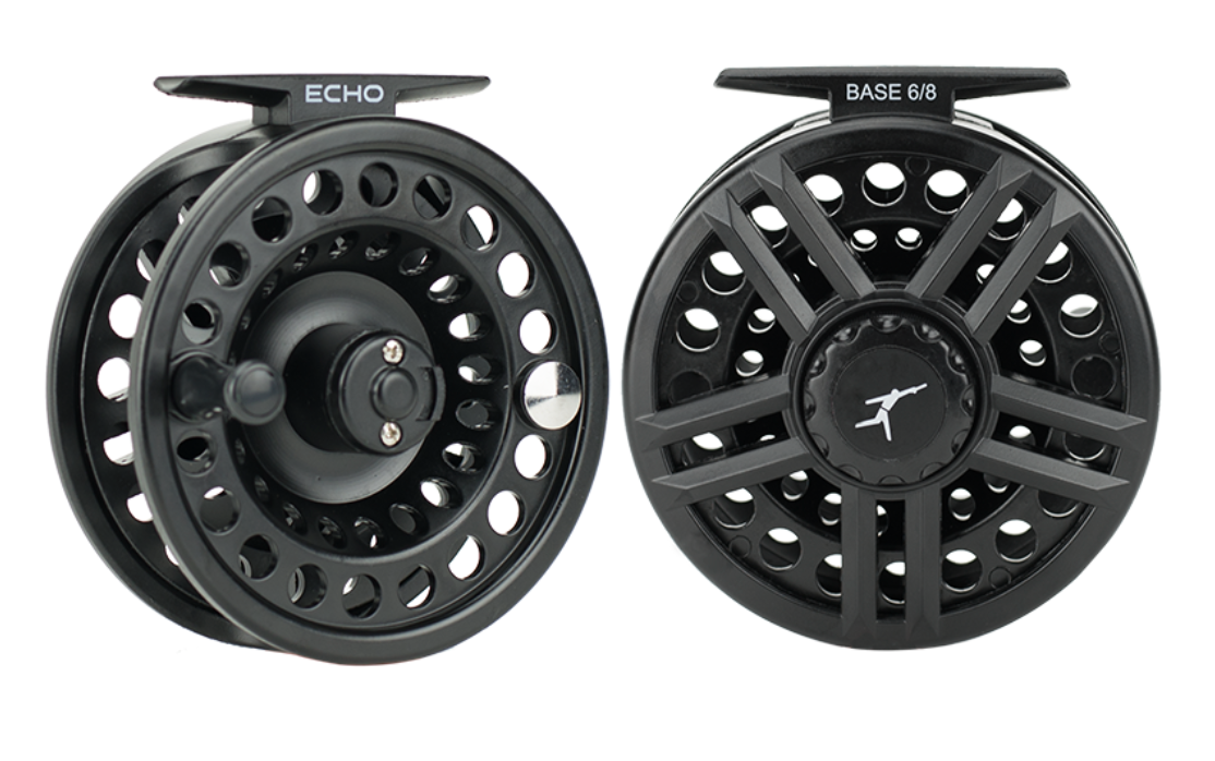 6 reel system for bass fishing Echo Base 6/8 Fly Reel