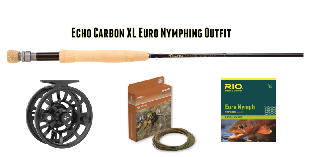 Echo Carbon XL Euro Nymphing Outfit 10' 4 Weight Fly Rods