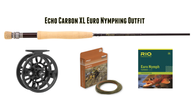 Echo Carbon XL Euro Nymphing Outfit 10' 4 Weight Fly Rods