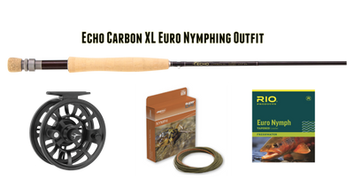 Echo Carbon XL Euro Nymphing Outfit 10' 4 Weight Fly Rods