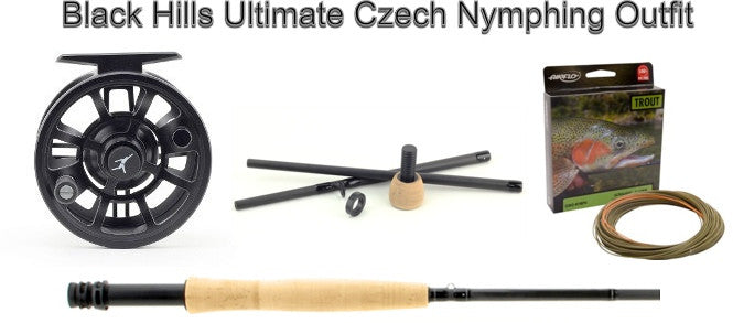 Czech Nymphing Outfit Echo Shadow II Kit Rod Reel Line