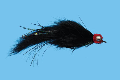 Egg Hareball Leech Black / 1 Flies