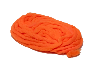 Egg Yarn Fl. Orange #137 Chenilles, Body Materials