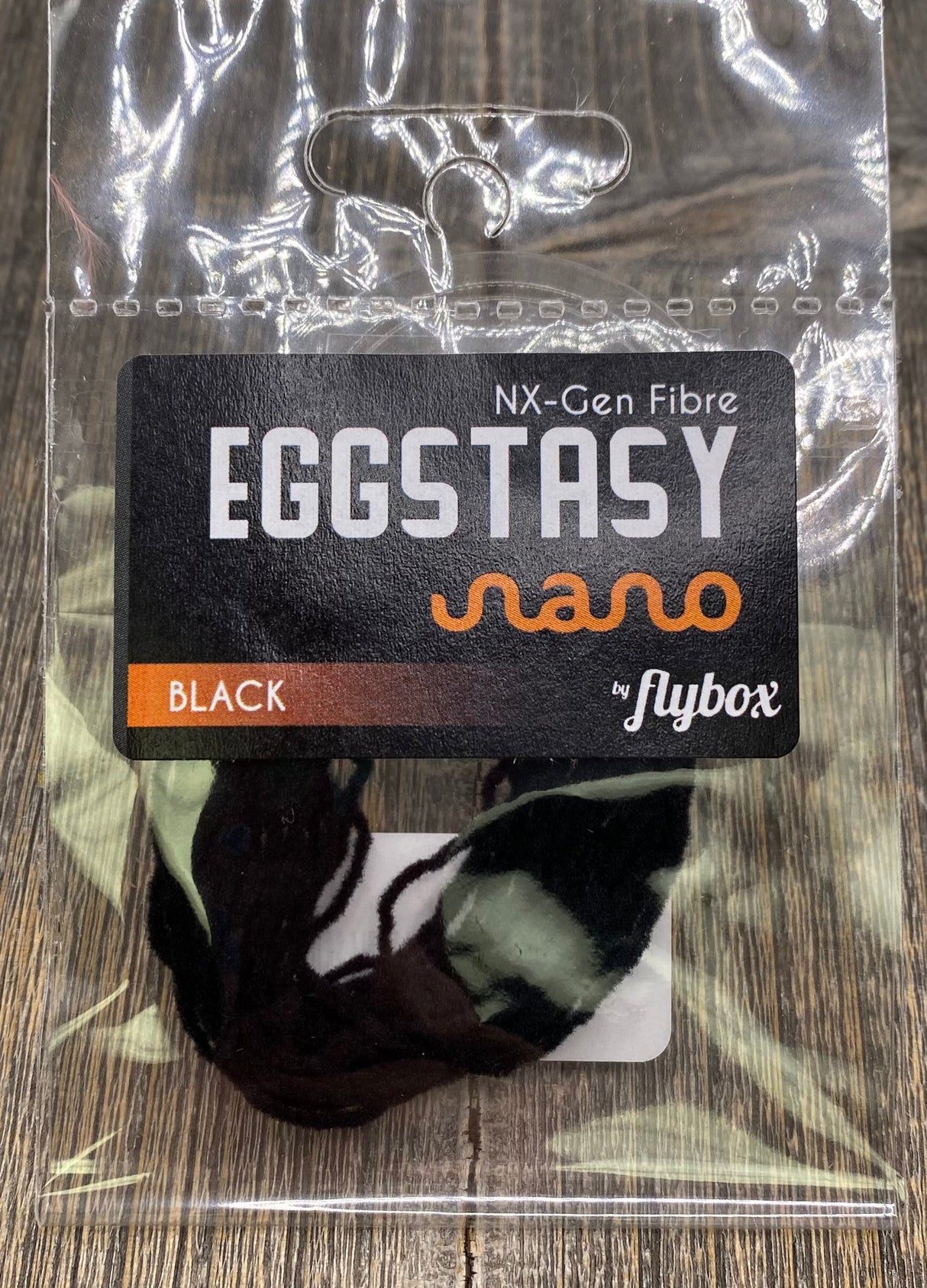 Eggstasy Nano .8mm Black Chenilles, Body Materials