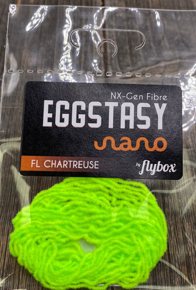 Eggstasy Nano .8mm Fl Chartreuse Chenilles, Body Materials