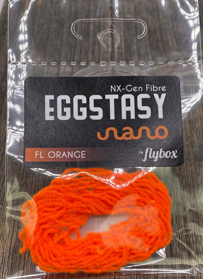 Eggstasy Nano .8mm Fl Orange Chenilles, Body Materials