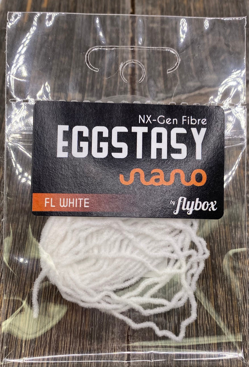 Eggstasy Nano .8mm Fl White Chenilles, Body Materials