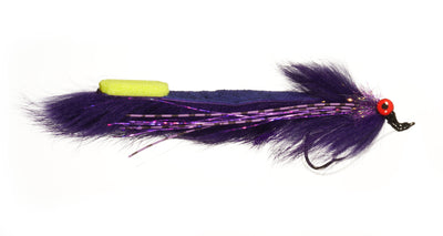 Ehlers' Foam Tail Superworm Purple / 2/0 Warmwater Flies