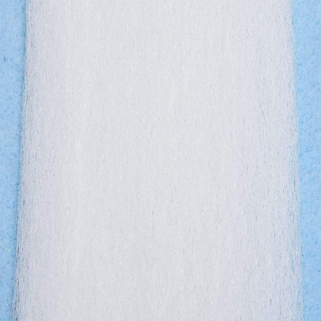 EP 3D Minnow Fiber Bucktail White Chenilles, Body Materials