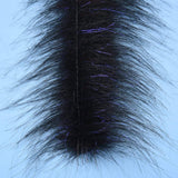 EP Craft Fur Brush 3" Wide Black/Black Chenilles, Body Materials