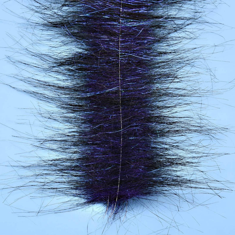 EP Craft Fur Brush 3" Wide Black/Purple Chenilles, Body Materials