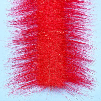 EP Craft Fur Brush 3" Wide Bright Red/Red Chenilles, Body Materials