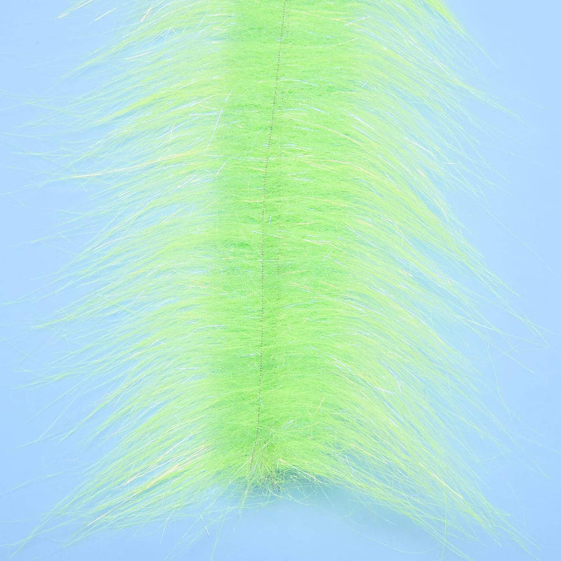 EP Craft Fur Brush 3" Wide Chartreuse Chenilles, Body Materials