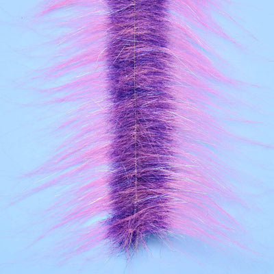 EP Craft Fur Brush 3" Wide Hot Pink/Purple Chenilles, Body Materials