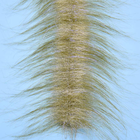 EP Craft Fur Brush 3" Wide Medium Olive/Sand Chenilles, Body Materials