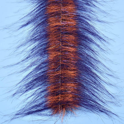 EP Craft Fur Brush 3" Wide Purple/Fl Orange Chenilles, Body Materials