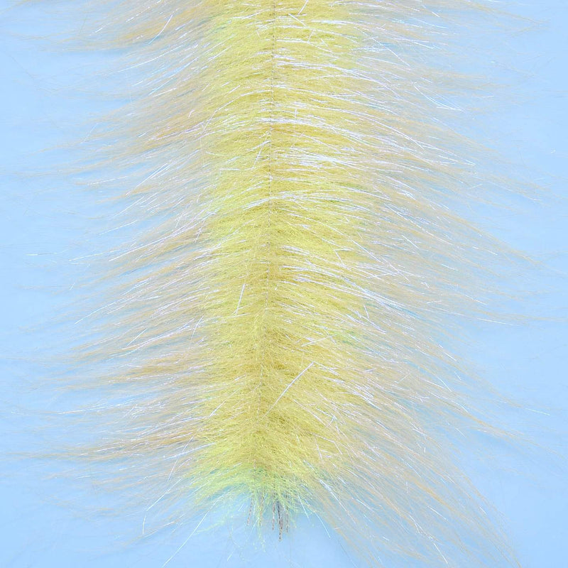 EP Craft Fur Brush 3" Wide Sand/Chartreuse Chenilles, Body Materials