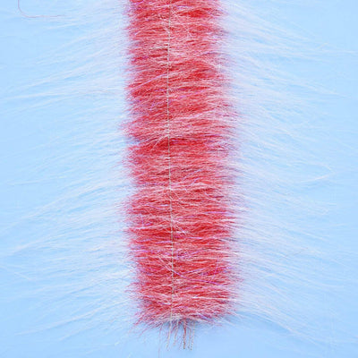 EP Craft Fur Brush 3" Wide White/Red Chenilles, Body Materials