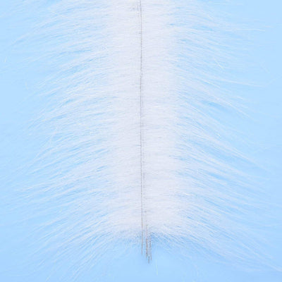 EP Craft Fur Brush 3" Wide White/White Chenilles, Body Materials