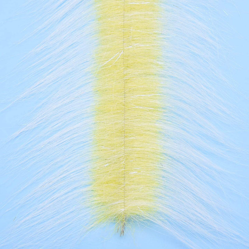 EP Craft Fur Brush 3" Wide White/Yellow Chenilles, Body Materials