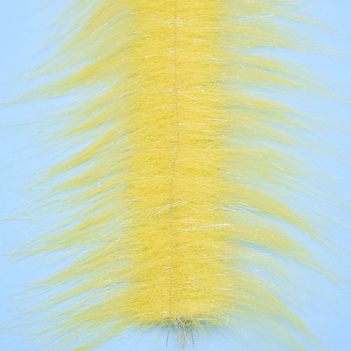 EP Craft Fur Brush 3" Wide Yellow Chenilles, Body Materials