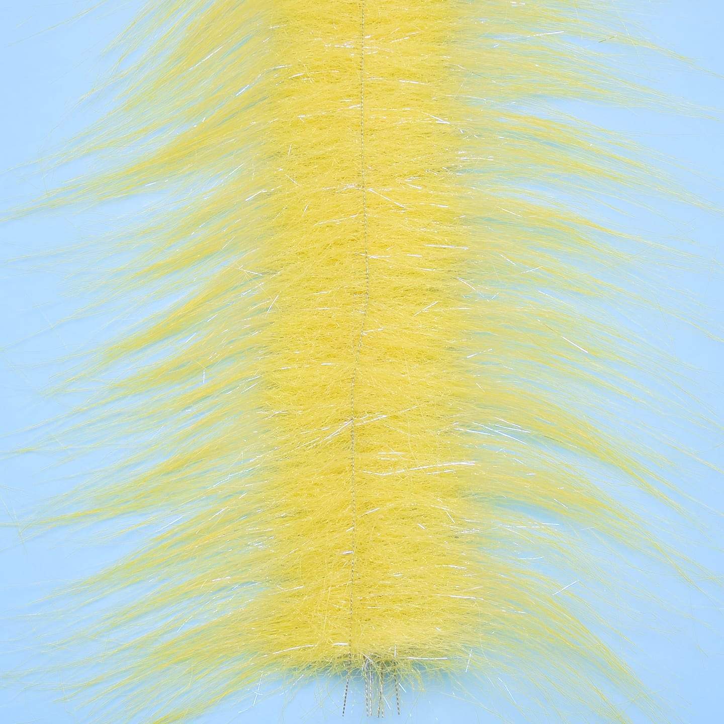 EP Craft Fur Brush 3" Wide Yellow Chenilles, Body Materials