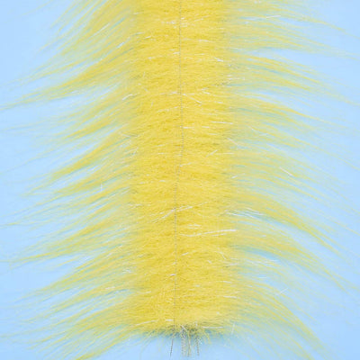 EP Craft Fur Brush 3" Wide Yellow Chenilles, Body Materials