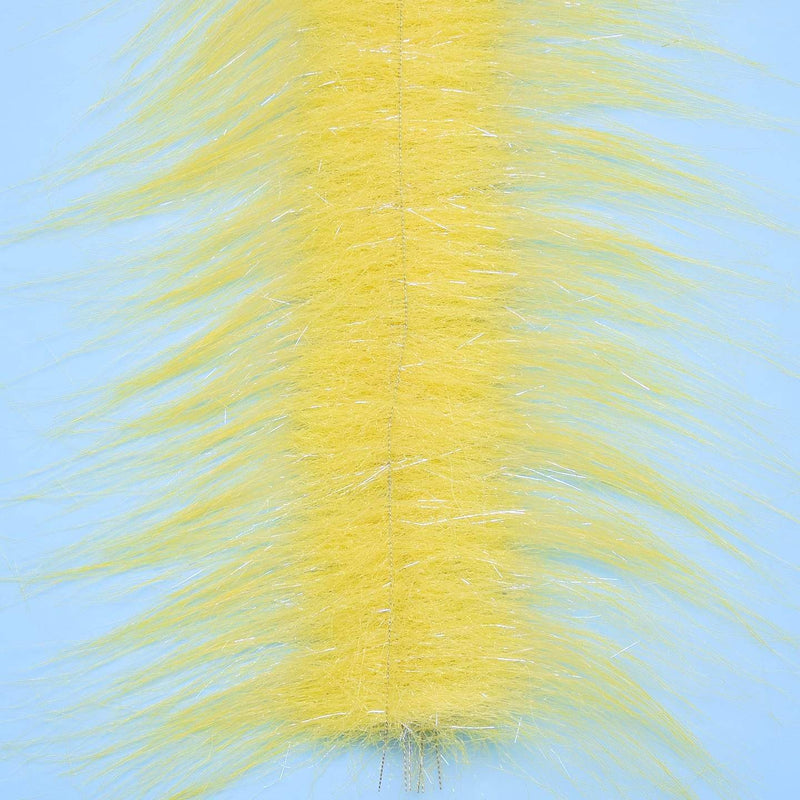 EP Craft Fur Brush 3" Wide Yellow Chenilles, Body Materials
