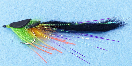 EP Diver Black/Chartreuse Flies