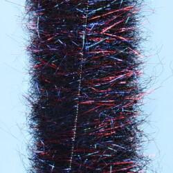 EP Minnow Head Brush 1.5" Wide Misty Black Chenilles, Body Materials