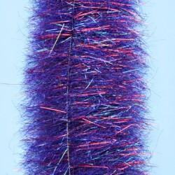 EP Minnow Head Brush 1.5" Wide Misty Purple Chenilles, Body Materials