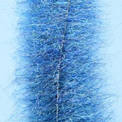 EP Minnow Head Brush 1.5" Wide Sea Blue Chenilles, Body Materials