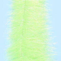 EP Minnow Head Brush 1.5" Wide Shaded Chartreuse Chenilles, Body Materials
