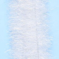 EP Minnow Head Brush 1.5" Wide UV White Chenilles, Body Materials