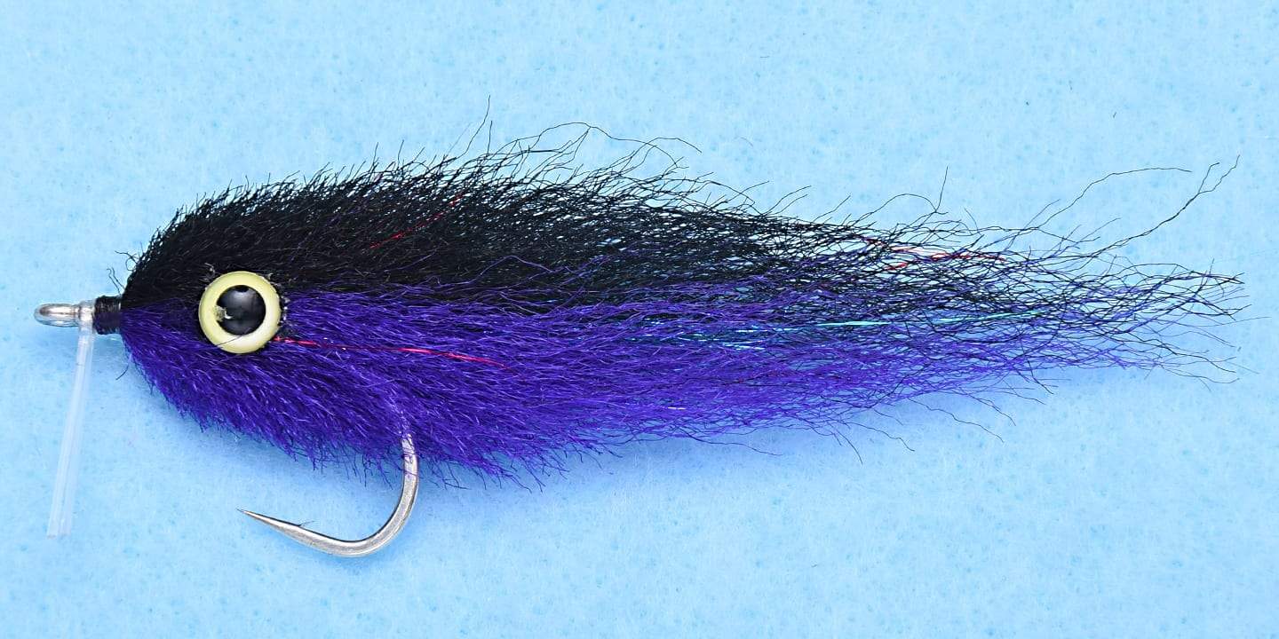 EP Mullet Black/Purple / 2/0 Flies