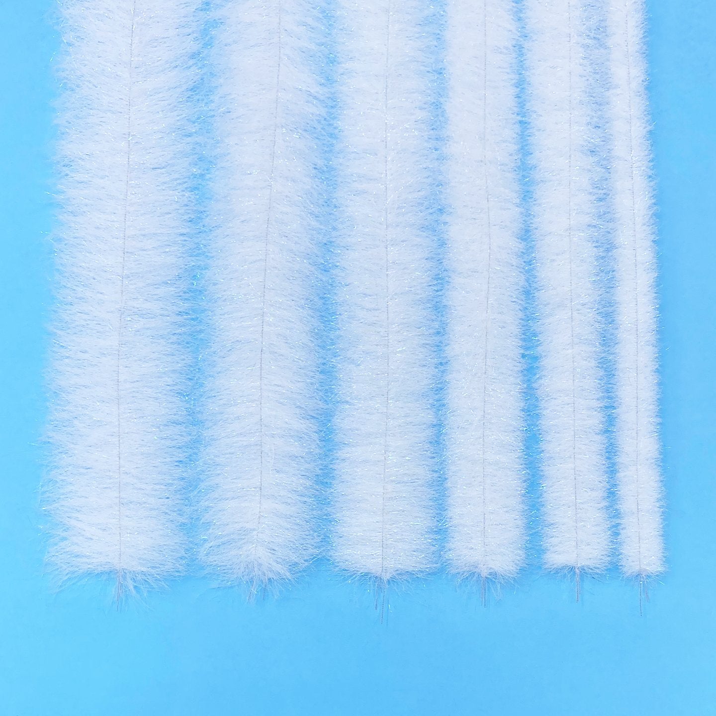 EP Practical Brush Combo Pack White Chenilles, Body Materials