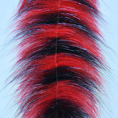 EP Sommerlattes Foxy Brush Grizzly Black/Red Chenilles, Body Materials