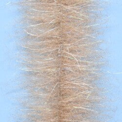 EP Streamer Brush with Rubber Legs Tan Chenilles, Body Materials