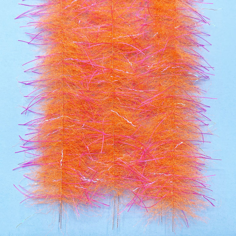 EP Tarantula Hairy Legs Brush Hot Pink/Hot Orange / 1" Chenilles, Body Materials