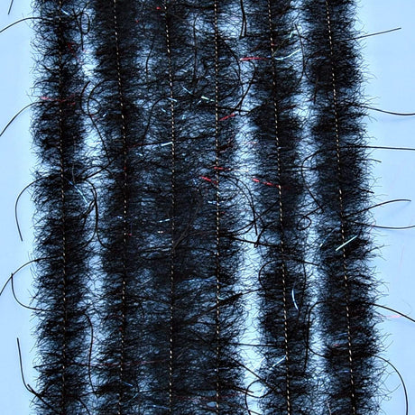 EP Wooly Critter Brush Black / 1" Chenilles, Body Materials