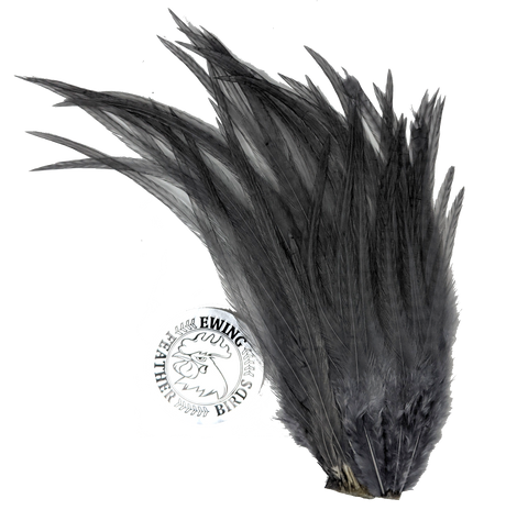 Ewing Wooly Bugger Patches Shad Gray Saddle Hackle, Hen Hackle, Asst. Feathers